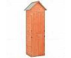 VidaXL Caseta de almacenamiento de jardín de madera 71x60x213 cm