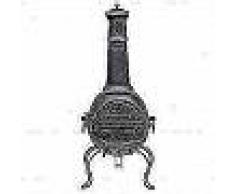 RedFire Chimenea con parrilla Cadiz clásica acero extra grande 84023