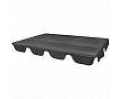 VidaXL Dosel de reemplazo para columpio de jardín 249x185 cm gris