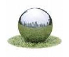 vidaXL Fuente decorativa de tipo bola con leds para jardín