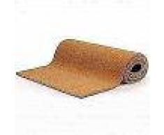 VidaXL Felpudo de fibra de coco color natural 17 mm 100x400 cm