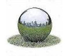 VidaXL Fuente decorativa de tipo bola con leds para jardín