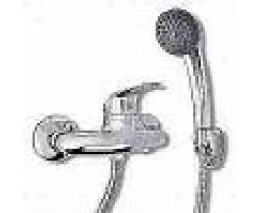 VidaXL Kit de grifo mezclador para ducha de baño cromado