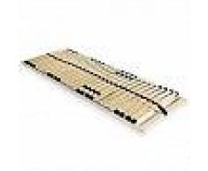 VidaXL Somier de láminas con 28 listones de 7 regiones 90x200 cm FSC