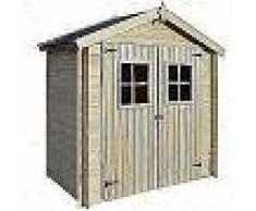 VidaXL Caseta de exterior para el jardín 2x1m de madera 19mm