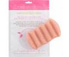 The Konjac Sponge Company Esponja de baño con 6 ondas y arcilla rosa de