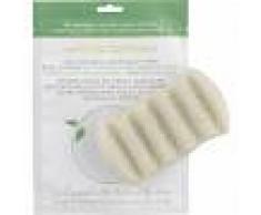 The Konjac Sponge Company Esponja de baño con 6 ondas y arcilla verde de