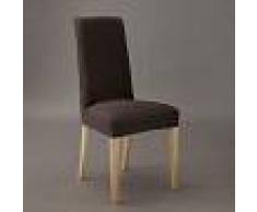 LA REDOUTE INTERIEURS Funda para silla elástica y gofrada AHMIS MARRON