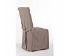 LA REDOUTE INTERIEURS Funda para silla BRIDGY MARRON