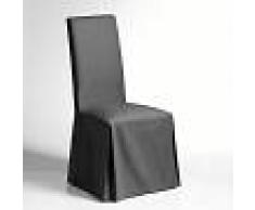 LA REDOUTE INTERIEURS Lote 2 fundas para silla SCENARIO NEGRO