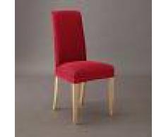 LA REDOUTE INTERIEURS Funda para silla elástica y gofrada AHMIS ROJO