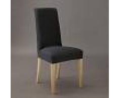 LA REDOUTE INTERIEURS Funda para silla elástica y gofrada AHMIS NEGRO