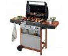 Campingaz Barbacoa de gas Campingaz 3 Series Woody L con horno, plancha y parrilla