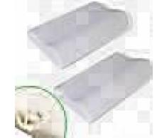 VidaXL Dos almohadas cervicales