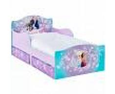 Disney Cama infantil de lujo con 2 cajones Frozen 140x70 cm WORL234023