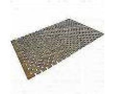 VidaXL Alfombrilla de baño de madera de acacia mosaico 80x50 cm