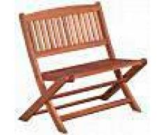 VidaXL Banco de jardín para niños madera maciza de eucalipto 61 cm