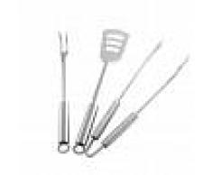 Landmann Conjunto utensilios de barbacoa 3 uds acero inoxidable 13360