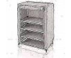 Leifheit Mueble zapatero 60x35x81,5 cm gris 80006