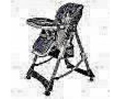 VidaXL Trona de bebé Deluxe de altura ajustable azul oscuro