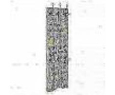 VidaXL Perchero de pared FAMILY con 6 ganchos 120x40 cm