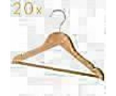 Storage solutions Set de perchas de madera 20 unidades