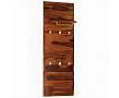 VidaXL Perchero de pared madera maciza de sheesham 118x40 cm