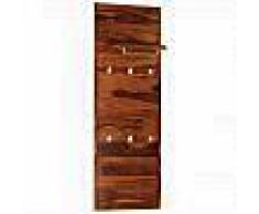 VidaXL Perchero de pared madera maciza de sheesham 118x40 cm