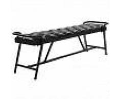 VidaXL Banco tapizado en cuero artificial 160x40,5x50,5 cm