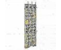 VidaXL Perchero de pared FAMILY con 6 ganchos 120x40 cm
