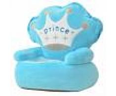 vidaXL Silla de peluche para niños príncipe azul