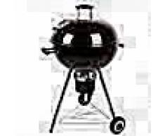 Grillchef Barbacoa de carbón kettle 53.5 cm negra11100