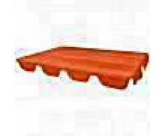 VidaXL Dosel de reemplazo para columpio de jardín 226x186 cm naranja