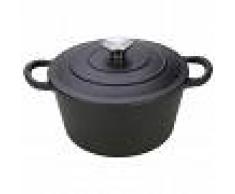 Gusta Cacerola de hierro fundido 24 cm negro 01140200