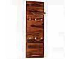VidaXL Perchero de pared madera maciza de sheesham 118x40 cm