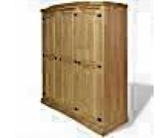 VidaXL Armario de 3 puertas Corona Range pino mexicano