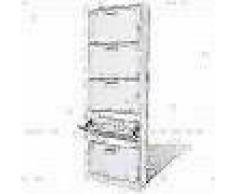 VidaXL Mueble zapatero blanco con 5 compartimentos