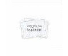 VidaXL Mueble zapatero 5 cajones con espejo blanco 63x17x169,5 cm
