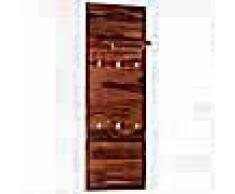 VidaXL Perchero de pared madera maciza de sheesham 118x40 cm