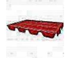 VidaXL Dosel de reemplazo para columpio de jardín 249x185 cm rojo