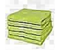 VidaXL Toallas de baño 5 uds algodón 500 gsm 50x100 verde manzana