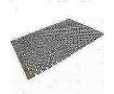 VidaXL Alfombrilla de baño de madera de acacia mosaico 80x50 cm