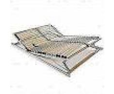 VidaXL Somier de láminas con 28 listones FSC de 7 regiones 140x200 cm