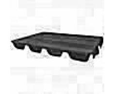 VidaXL Dosel de reemplazo para columpio de jardín 226x186 cm gris