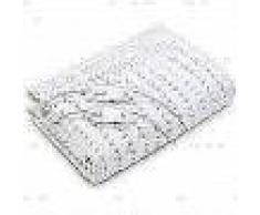 WellCare Manta eléctrica baja lana suave blanca 160x150 cm 79503.01