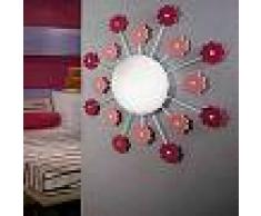 EGLO Lámpara de pared/techo VIKI 1 rosa 92147