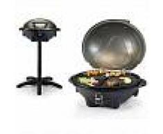 Tristar Barbacoa eléctrica con soporte BQ-2816 2200 W 46x35 cm negra