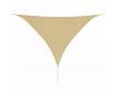 vidaXL Toldo de vela triangular de tela oxford 3,6x3,6x3,6 m beige