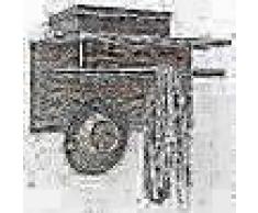 FMD Perchero de pared 72x29,3x34,5 cm roble 441-001