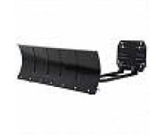 VidaXL Pala quitanieves para quad ATV 120x38 cm negro